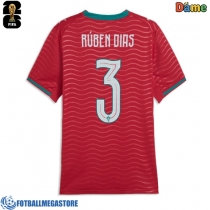 Fotballdrakt Dame Portugal Ruben Dias #3 Hjemmedrakt VM 2026 Kortermet